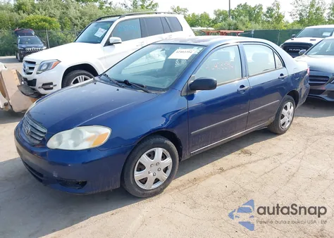 2003 Toyota Corolla Ce from USA, damaged, VIN 1NXBR32E43Z022729